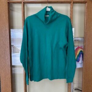 Vintage 80's Green Turtleneck